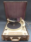 Regentone 1950s 'Handy Gram' portable record player