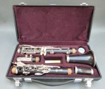 Yamaha 650 grendilla wood clarinet with tapered tone holes,
