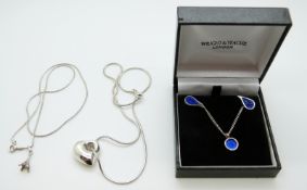 Winston & Teague necklace and earrings,