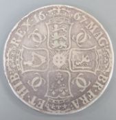 Charles II crown 1667 F