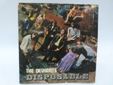 The Deviants - Disposable (SLP7001) vinyl appears at least VG+ with some wear to cover