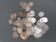 A quantity of pre 1947 and pre 1920 silver coinage