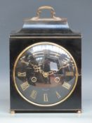 Smiths Regency style 1950's mantel clock with gilt Roman numerals on self coloured dial and