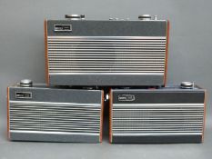 Three Roberts radios R24, R25, and R900, all three bands,