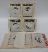 Twelve demo singles on the Page One label