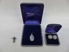 Wedgwood egg pendant,