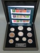 Bradford Exchange 1944 Anniversary of D Day coin and stamp set,