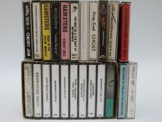 Twenty three collectable rock cassettes including Hawkwind (Weird 101 - 108),
