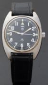 Cabot Watch Company (CWC) gentleman's military wristwatch with luminous hands and hour markers,