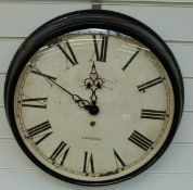 Newgate quartz dial wall clock with distressed look Roman dial,