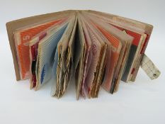 Approximately 30 singles mostly from the 60s including Komm Gib Mir Deine hand by Die Beatles in a