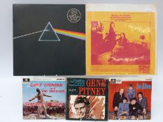Approximately 100 LPs of mixed genres and some 45s from the 60s, artists include Springsteen,