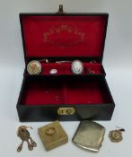 A collection of jewellery including micro-mosaic necklace,