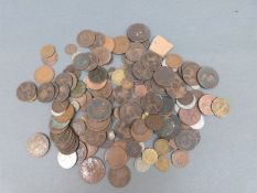 A collection of UK and overseas coinage 19th century onwards