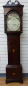 Archibald Siaman, Cumnock, c1800, mahogany longcase clock,