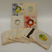 Thirty-five 35 reggae singles mostly Jamaican issue