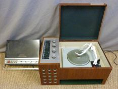 Ferguson Minigram with Garrard deck together with a Ferguson reel to reel tape player / recorder
