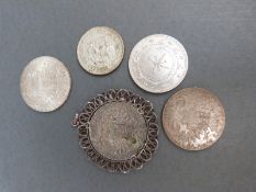 Three Maria Theresia coins,