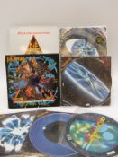 Def Leppard - Seven picture discs Pour Some Sugar (shaped LEP52), Have You Ever (LEPXP8),