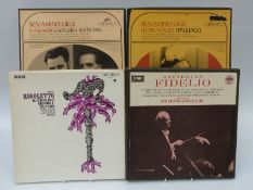 A collection of 12 box sets, 20 albums and some 78s,