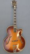Hofner cello-style acoustic guitar c1958-63 committee model no.