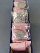A catalogued collection of UK silver coinage 1920 to 1947