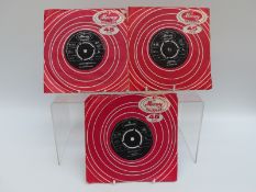 Three singles on Mercury, The Painted Ship - Frustration (MF988) at least VG,