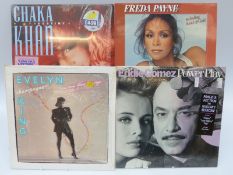 Approximately 120 albums and 12 inch singles mostly soul, disco,