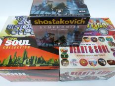 Approximately 130 mixed CDs with five box sets; Punk, Heart and Soul, Soul,