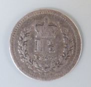 William IV 1½d coin of 1834 NVF