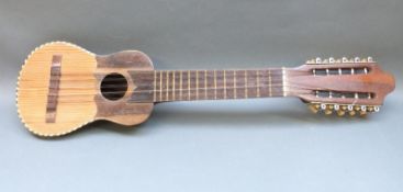 Handmade Bolivian Charango, original labels attached, made in the workshops of Pablo Quilla,