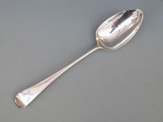 Peter & William Bateman Georgian hallmarked silver Old English pattern table spoon, London 1811,