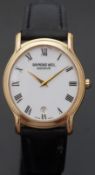 Raymond Weil 18ct gold plated gentleman's wristwatch ref.