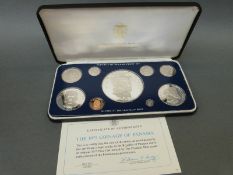 Republic of Panama proof coin set