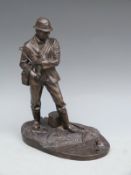 A David Hermes model of a fisherman by Heredities,