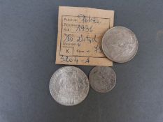 Polish 1966 100 Zlotych silver coin commemorating the Polish millennium,