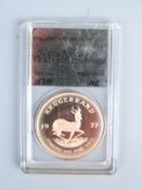 1977 South African gold Krugerrand in sealed capsule