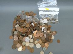 An amateur collection of UK and world coins,