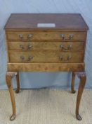 Garrard & Co Ltd twelve place canteen of silver plated cutlery with hall marked silver plaque to