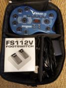 Vamp 2 virtual amplifier by Behringer in original box, with soft carry case and foot switch,