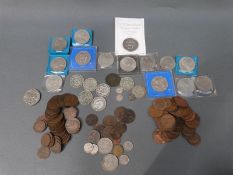 A collection of modern UK crowns and coinage to include 93.