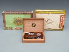 Two boxes of vintage unopened Cuban cigars,