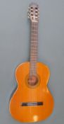 Aria concert guitar, model AC-8, serial no 267, fitted with 6 nylon strings,