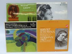 Approximately 150 mostly UK issue classical LPs