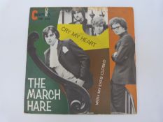 The March Hare - Cry My Heart, Spanish pic cover, vinyl, EX, with a UK issue,