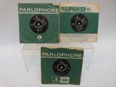 Three collectable singles on Parlophone,.