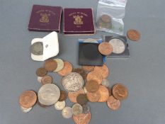 Sundry coinage including silver crowns
