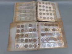Two collectors' albums of UK and overseas coinage, Victoria onwards,
