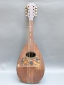 Italian Neapolitan style 19thC bowl back mandolin,