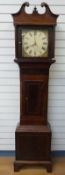 Wrangler, Oxford, early to mid-19thC mahogany longcase clock,